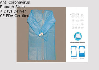 เครื่องแต่งกายการแพทย์ป้องกันแบคทีเรีย 35-60 Gsm สำหรับอาหาร / อิเล็กทรอนิกส์ / โรงพยาบาล
