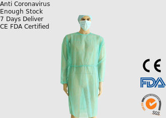 30g เสื้อผ้าทางการแพทย์ที่ใช้แล้วทิ้ง, ชุดเคลือบพีพีโรงพยาบาล PE