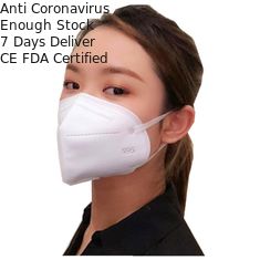 หน้ากากช่วยหายใจแบบสบาย FFP2 หน้ากากแบบพับได้ในแนวตั้งหน้ากากแบน Antivirus N95 ทิ้ง