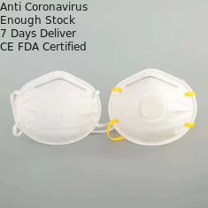 White Cup FFP2 Mask Non Woven Fabric สำหรับงานก่อสร้าง / การแพทย์ / สิ่งทอ